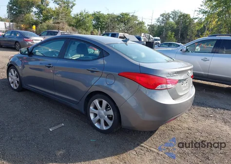 2013 Hyundai Elantra Limited z USA, uszkodzony, nr VIN 5NPDH4AEXDH276268